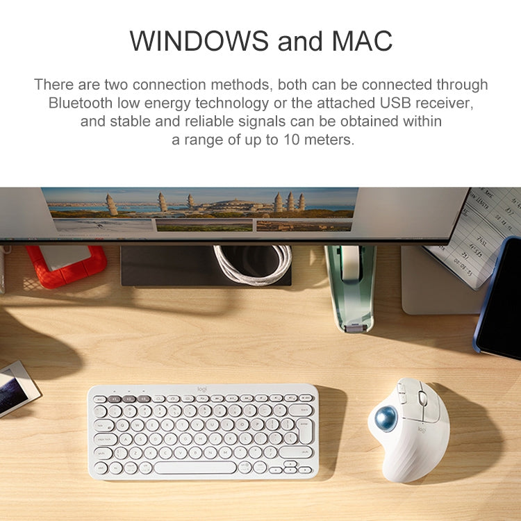 Mouse trackball wireless creativo Logitech ERGO M575