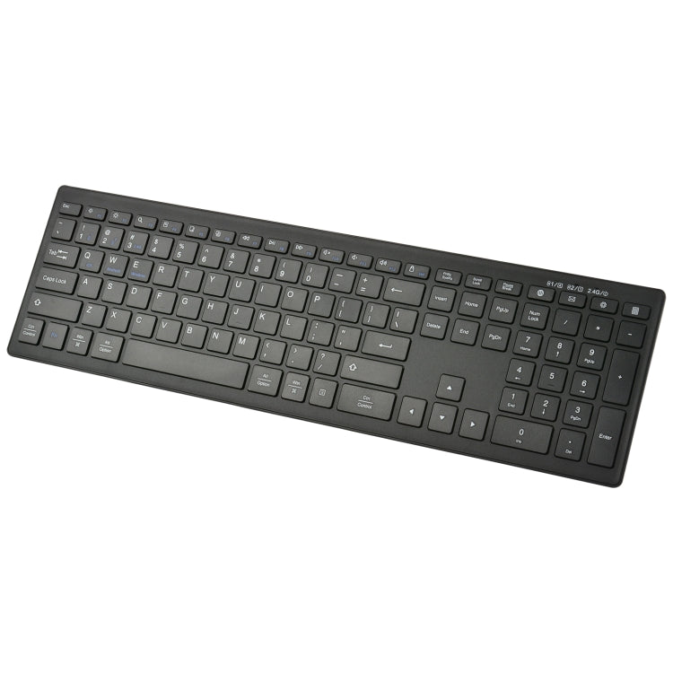 169 Tastiera wireless dual mode da 2,4 Ghz + Bluetooth, compatibile con ISO, Android e Windows, 169 Keyboard