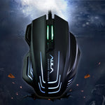 Mouse da gioco ottico con cavo USB competitivo a luce colorata serie Aula Ghost Shark II, risoluzione massima di 4000 DPI, Ghost Shark II(W), Ghost Shark II(B)
