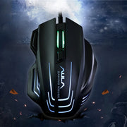 Mouse da gioco ottico con cavo USB competitivo a luce colorata serie Aula Ghost Shark II, risoluzione massima di 4000 DPI, Ghost Shark II(W), Ghost Shark II(B)