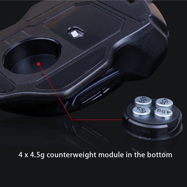 Mouse da gioco ottico con cavo USB competitivo a luce colorata serie Aula Ghost Shark II, risoluzione massima di 4000 DPI, Ghost Shark II(W), Ghost Shark II(B)