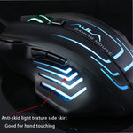 Mouse da gioco ottico con cavo USB competitivo a luce colorata serie Aula Ghost Shark II, risoluzione massima di 4000 DPI, Ghost Shark II(W), Ghost Shark II(B)