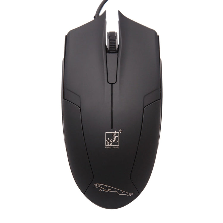 Mouse da gioco ottico cablato universale USB Chasing Leopard 119, lunghezza: 1,45 m, 119 Jet Black, 119 White, 119 Black