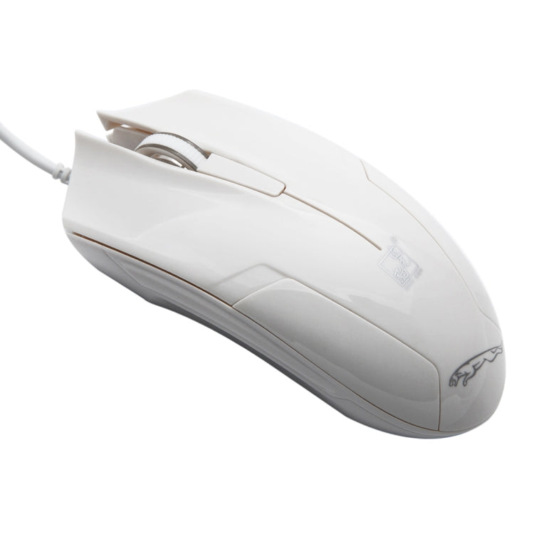 Mouse da gioco ottico cablato universale USB Chasing Leopard 119, lunghezza: 1,45 m, 119 Jet Black, 119 White, 119 Black