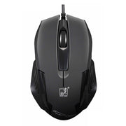 Mouse da gioco ottico con cavo USB satinato Chasing Leopard 512G, lunghezza: 1,3 m, 512G