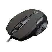 Mouse da gioco ottico con cavo USB satinato Chasing Leopard 512G, lunghezza: 1,3 m, 512G