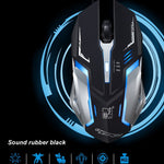 Chasing Leopard K1 USB 1600 DPI Mouse da gioco ottico cablato con retroilluminazione a LED regolabile a tre velocità, lunghezza: 1,3 m