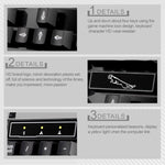 Chasing Leopard Q17 104 tasti Tastiera da ufficio con sospensione cablata USB + set mouse simmetrico cablato, Lunghezza cavo tastiera: 1,4 m, Lunghezza cavo mouse: 1,3 m, Q17 Black, Q17 White