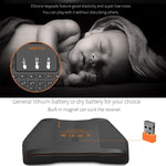 VIBOTON i8 Plus Mini tastiera wireless QWERT da 2,4 GHz aggiornata con touchpad per TV Box, Mi Box, computer, tablet, laptop e proiettore (nero), Wireless Keyboard