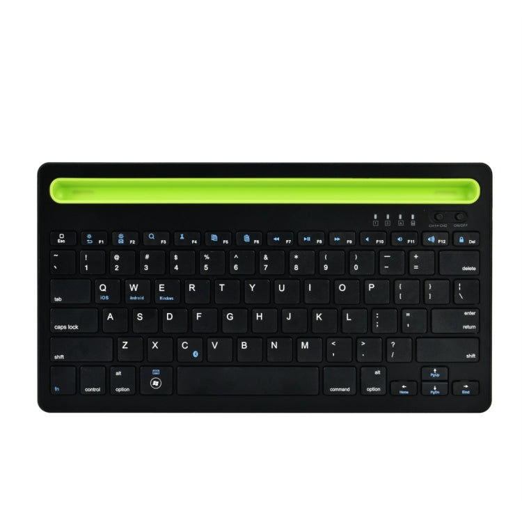 B908 Tastiera wireless Bluetooth ultrasottile a 78 tasti con supporto per cellulare concavo