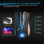 Apedra iMICE A5 Mouse da gioco cablato 3200 DPI