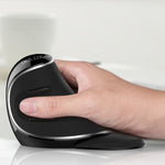 Mouse ergonomico verticale portatile wireless DELUX M618 Plus 2.4G 1600 DPI, 1600DPI Wireless