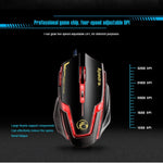 Apedra iMICE A9 Mouse da gioco cablato 3200 DPI