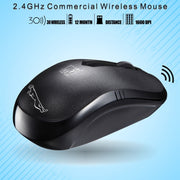 ZGB 101B 2.4GHz 1600 DPI Mouse ottico wireless commerciale professionale Muto clic silenzioso Mini mouse silenzioso per laptop, PC, Distanza wireless: 30 m