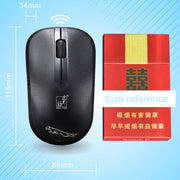 ZGB 101B 2.4GHz 1600 DPI Mouse ottico wireless commerciale professionale Muto clic silenzioso Mini mouse silenzioso per laptop, PC, Distanza wireless: 30 m