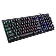 Tastiera da gioco ZGB G20 104 tasti USB cablata meccanica con tastiera per computer luminosa