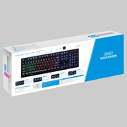 Tastiera da gioco ZGB G20 104 tasti USB cablata meccanica con tastiera per computer luminosa