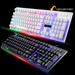 Tastiera da gioco ZGB G20 104 tasti USB cablata meccanica con tastiera per computer luminosa