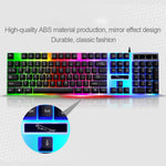 ZGB G21 104 tasti USB cablato meccanica sensazione retroilluminazione colorata tastiera per computer da ufficio tastiera da gioco
