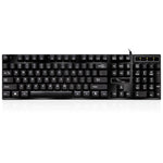 ZGB Q17 104 tasti Tastiera da ufficio da gioco con sospensione cablata USB per laptop, PC