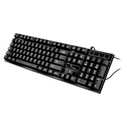 ZGB Q17 104 tasti Tastiera da ufficio da gioco con sospensione cablata USB per laptop, PC