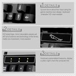 ZGB Q17 104 tasti Tastiera da ufficio da gioco con sospensione cablata USB per laptop, PC
