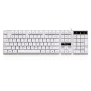 ZGB Q17 104 tasti Tastiera da ufficio da gioco con sospensione cablata USB per laptop, PC