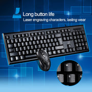 Chasing Leopard Q9 1600 DPI Professionale Wired Grid Texture Gaming Office Tastiera + Kit mouse ottico