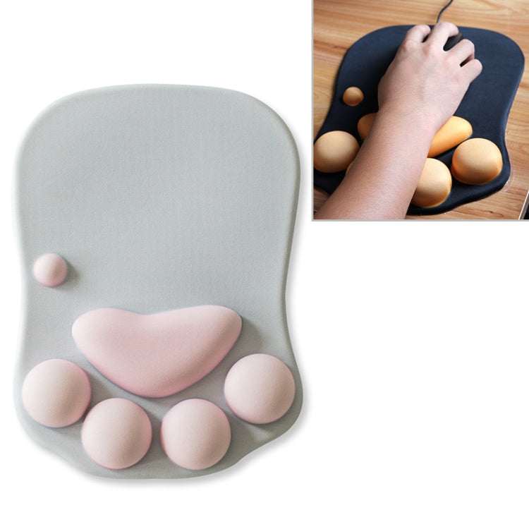 Tappetino per mouse in silicone antiscivolo a forma di artiglio di gatto MONTIAN