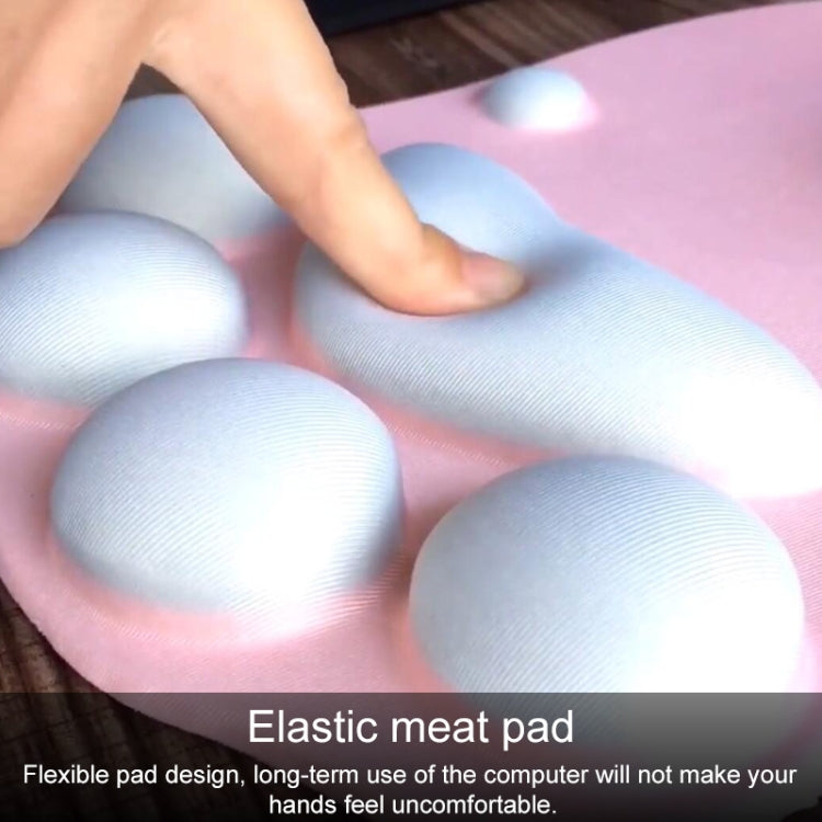 Tappetino per mouse in silicone antiscivolo a forma di artiglio di gatto MONTIAN