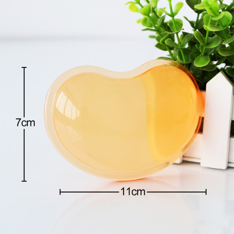 MONTIAN 2 pz. Bracciali in silicone trasparente a forma di cuore per il polso del mouse, consegna casuale di colore, Heart-shaped