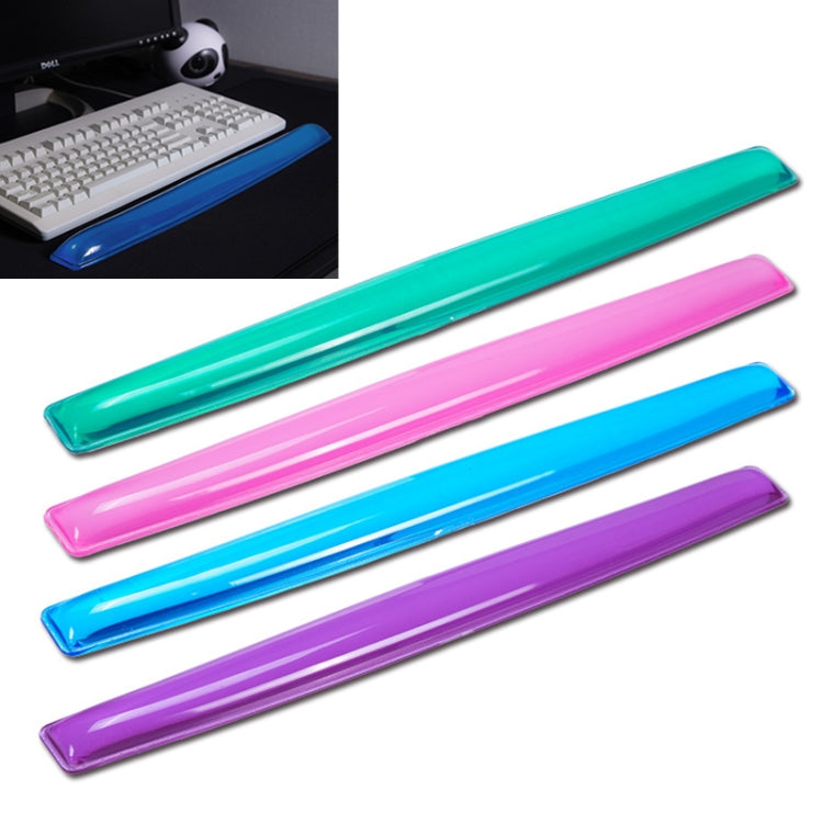 MONTIAN Bracciale in silicone trasparente a forma di cuore per tastiera e polso, consegna a colori casuali, Rectangle