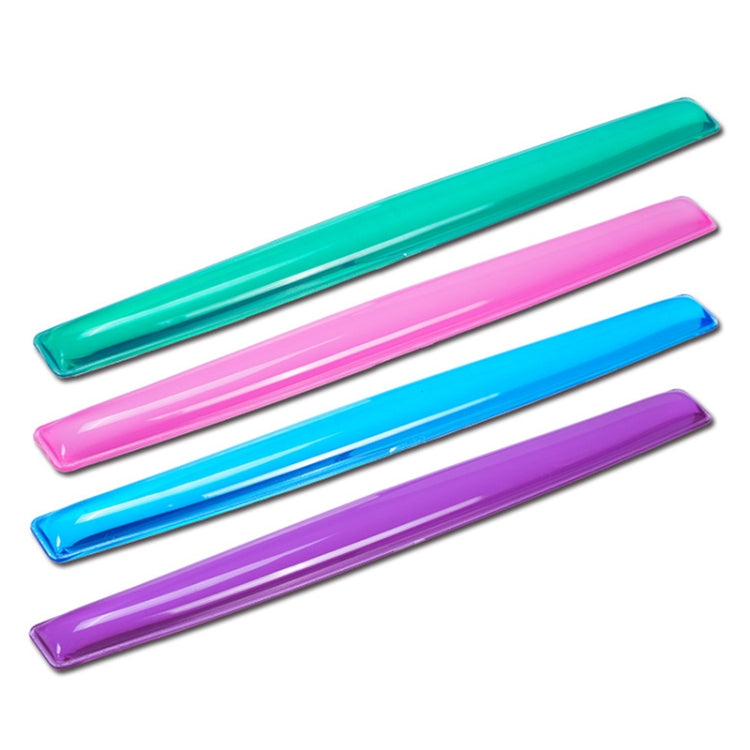MONTIAN Bracciale in silicone trasparente a forma di cuore per tastiera e polso, consegna a colori casuali, Rectangle
