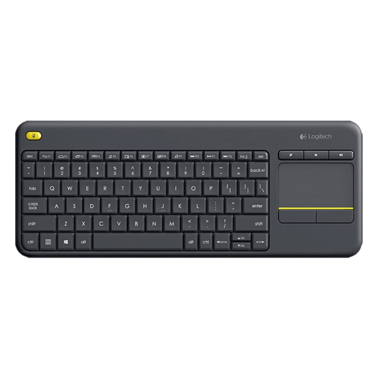 Tastiera touch control wireless Logitech K400 Plus da 2,4 GHz, portata wireless: 10 m, Logitech K400 Plus