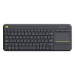 Tastiera touch control wireless Logitech K400 Plus da 2,4 GHz, portata wireless: 10 m, Logitech K400 Plus