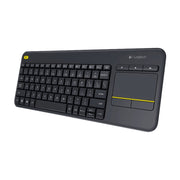 Tastiera touch control wireless Logitech K400 Plus da 2,4 GHz, portata wireless: 10 m, Logitech K400 Plus
