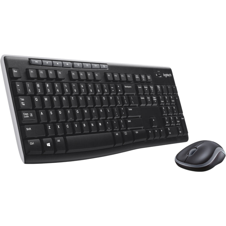 Set tastiera e mouse wireless Logitech MK270 da 2,4 GHz