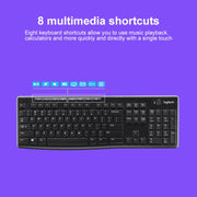 Set tastiera e mouse wireless Logitech MK270 da 2,4 GHz
