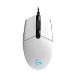 Logitech G102 Mouse da gioco ottico cablato regolabile a cinque velocità RGB luminoso da 6.000 DPI a 6 tasti, lunghezza: 2 m, G102, G102 (White)