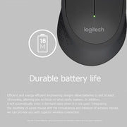 Mouse ottico wireless Logitech M280 da 2,4 GHz, 3 tasti, 1000 DPI, portata wireless: 10 m