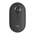 Mouse ottico wireless Bluetooth silenzioso Logitech Pebble Cobblestone a 3 tasti, 1000 DPI, portata wireless: 10 m