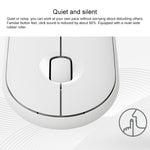 Mouse ottico wireless Bluetooth silenzioso Logitech Pebble Cobblestone a 3 tasti, 1000 DPI, portata wireless: 10 m