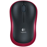 Mouse ottico wireless Logitech M185 da 2,4 GHz, 3 tasti, 1000 DPI, portata wireless: 10 m