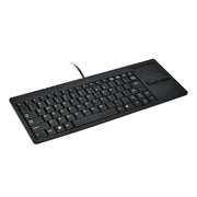 MC-818 Tastiera per computer cablata ultrasottile con touchpad a 82 tasti