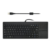 MC-818 Tastiera per computer cablata ultrasottile con touchpad a 82 tasti