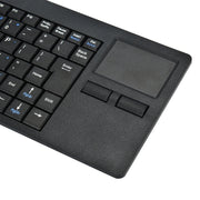 MC-818 Tastiera per computer cablata ultrasottile con touchpad a 82 tasti