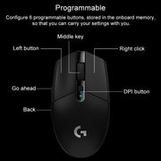 Logitech G304 LIGHTSPEED 12000 DPI 6 pulsanti programmabili Sensore HERO Mouse da gioco wireless