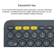 Tastiera Bluetooth wireless portatile multidispositivo Logitech K380, K380
