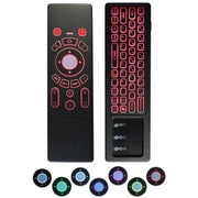 T6 Versione colorata leggera Air Mouse Tastiera wireless da 2,4 GHz Telecomando con touchpad e apprendimento IR per PC, TV Box Android / Smart TV, dispositivi multimediali, T6