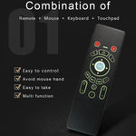 T6 Versione colorata leggera Air Mouse Tastiera wireless da 2,4 GHz Telecomando con touchpad e apprendimento IR per PC, TV Box Android / Smart TV, dispositivi multimediali, T6